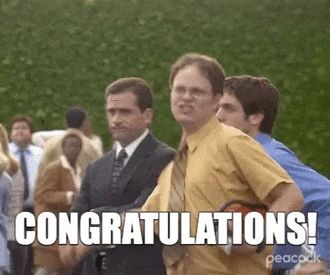 Toptal Interview Pass Congratulations